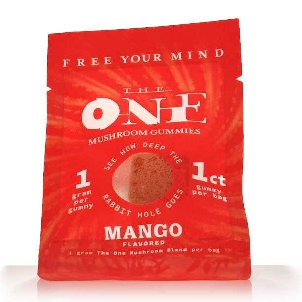1 gram macrodose gummy | mango
