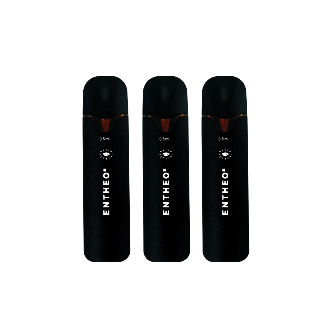 three entheo dmt disposable vaporizer pens 500mg (3 pack deal)
