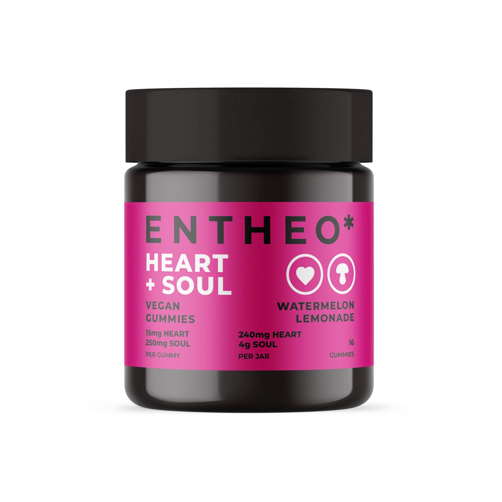 entheo heart + soul watermelon lemonade gummies
