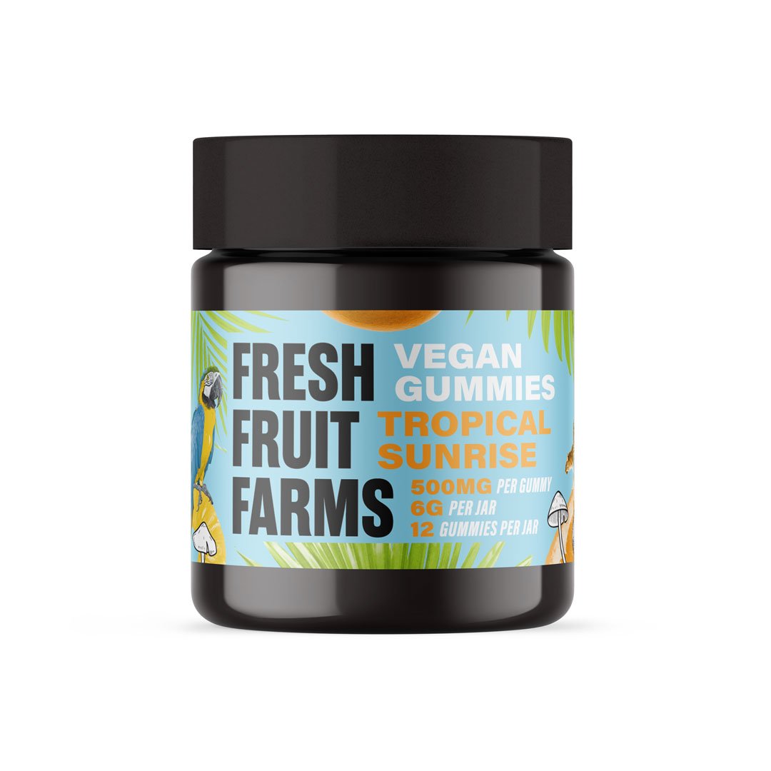 fresh fruit farms tropical sunrise gummies