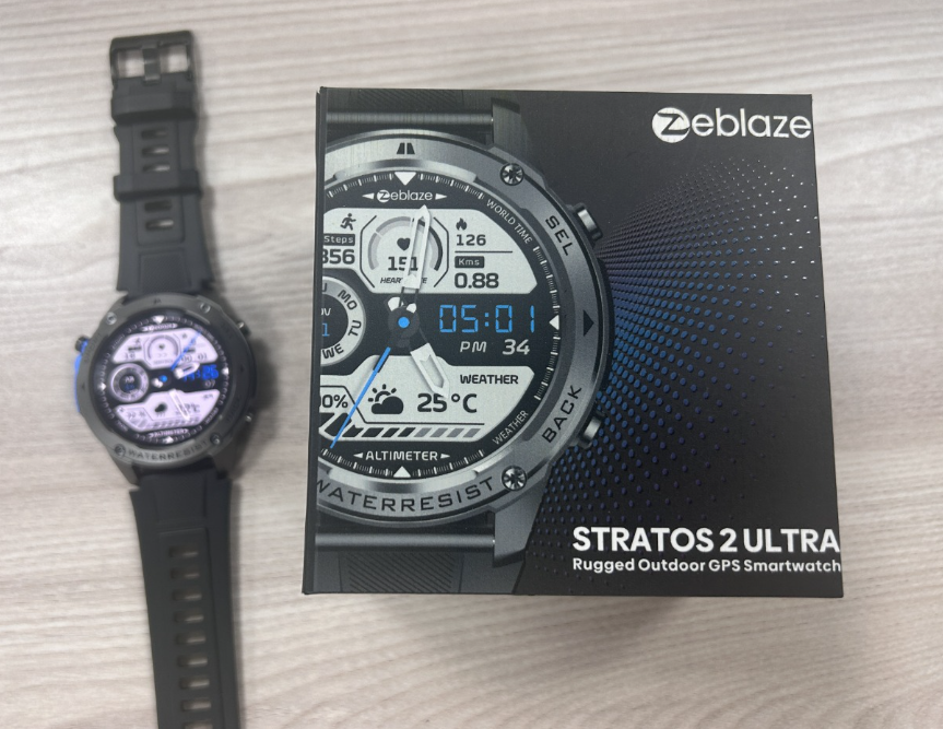 Zeblaze Stratos3Pro smart watch GPS movement track display Bluetooth call health monitoring - Image 6